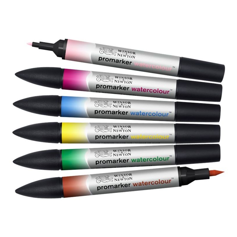 884955073933-ProMarker Watercolour - 6 Marqueurs double pointe - tons floraux-P_400005025_4-0