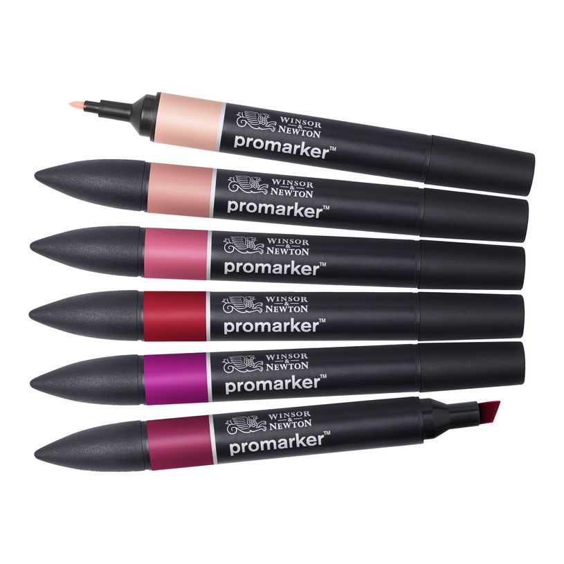 884955073865-ProMarker - 6 Marqueurs double pointe - tons rouges-P_400005031_4-0