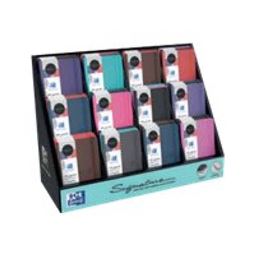 3020120145136-Oxford Signature - Carnet de notes 9 x 14 cm - 96 pages - petits carreaux (5x5 mm) - disponi-P_400005062_1-0