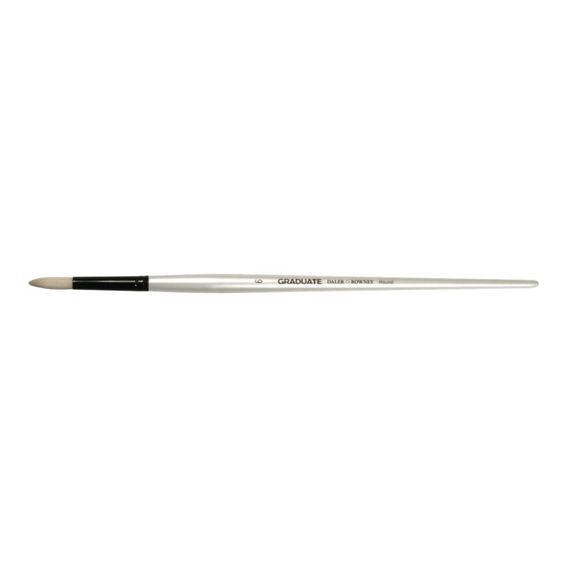 5011386081779-Daler-Rowney Graduate - Pinceau brosse rond n°6 - soie de porc-P_400005082_1-0
