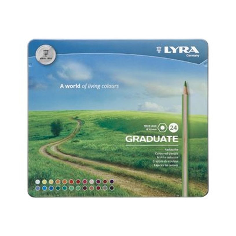 4084900213483-Lyra Graduate - 24 Crayons de couleur - boîte métal-P_400005167_1-0