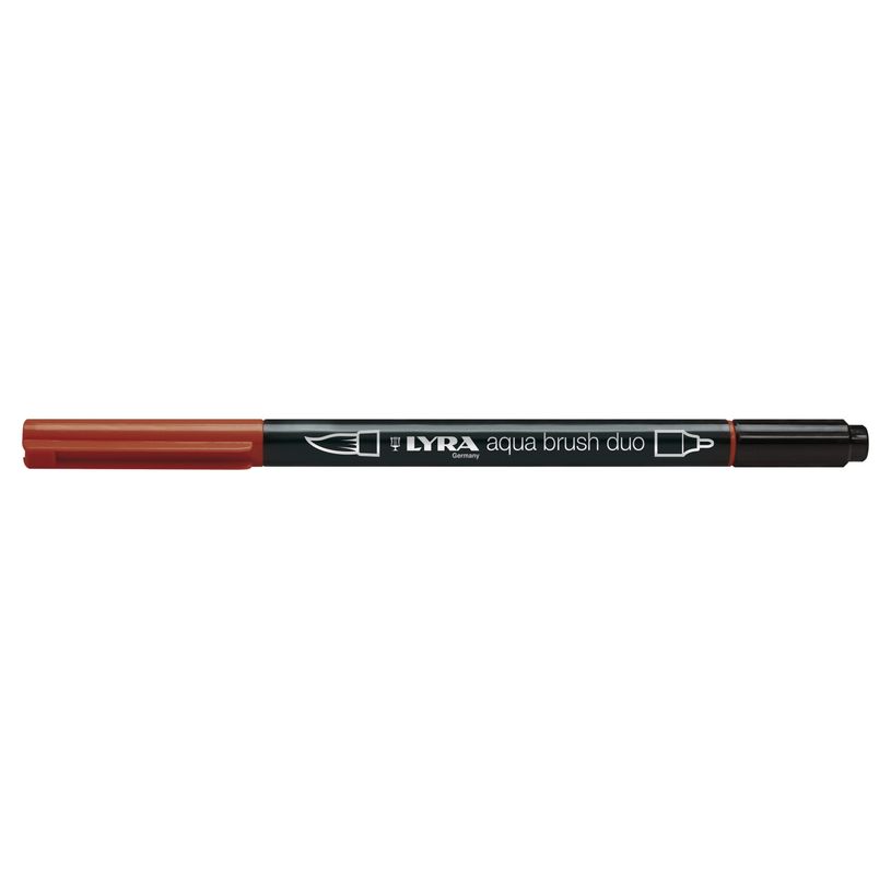 4084900603871-Lyra Aqua Brush Duo - Feutre pinceau double pointe - rouge indien-P_400005322_1-0