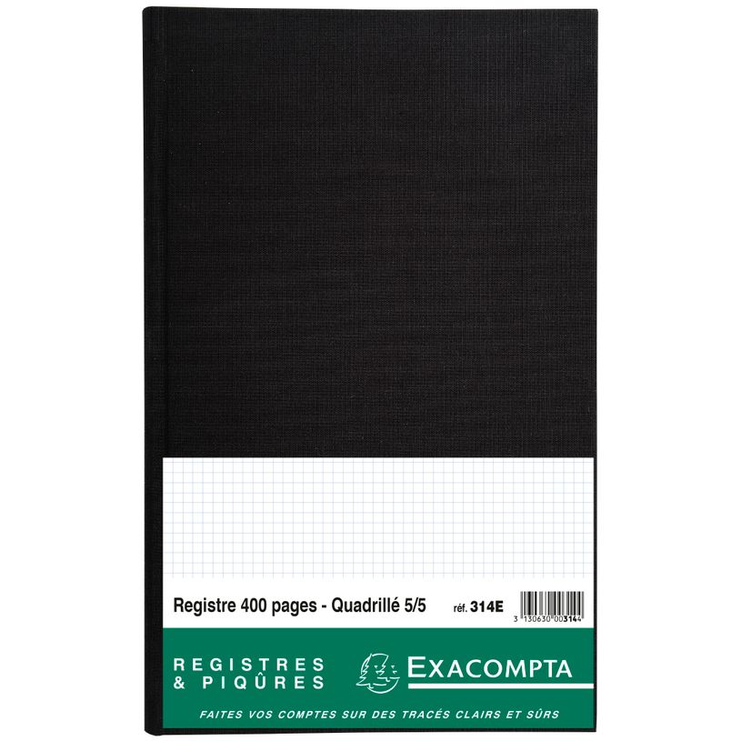 3130630003144-Exacompta - Registre 5x5 folioté - 36 x 22,5 cm - 400 pages-P_400005415_3-1