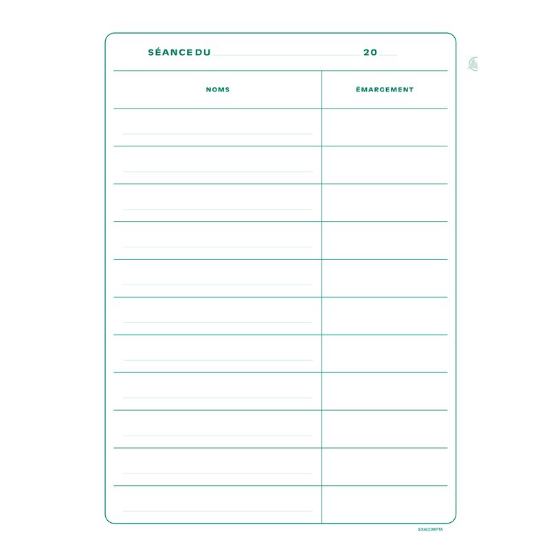 3130630000716-Exacompta - Registre Présences au conseil d'administration - 29,7 x 21 cm - 100 pages-P_400005452_3-2