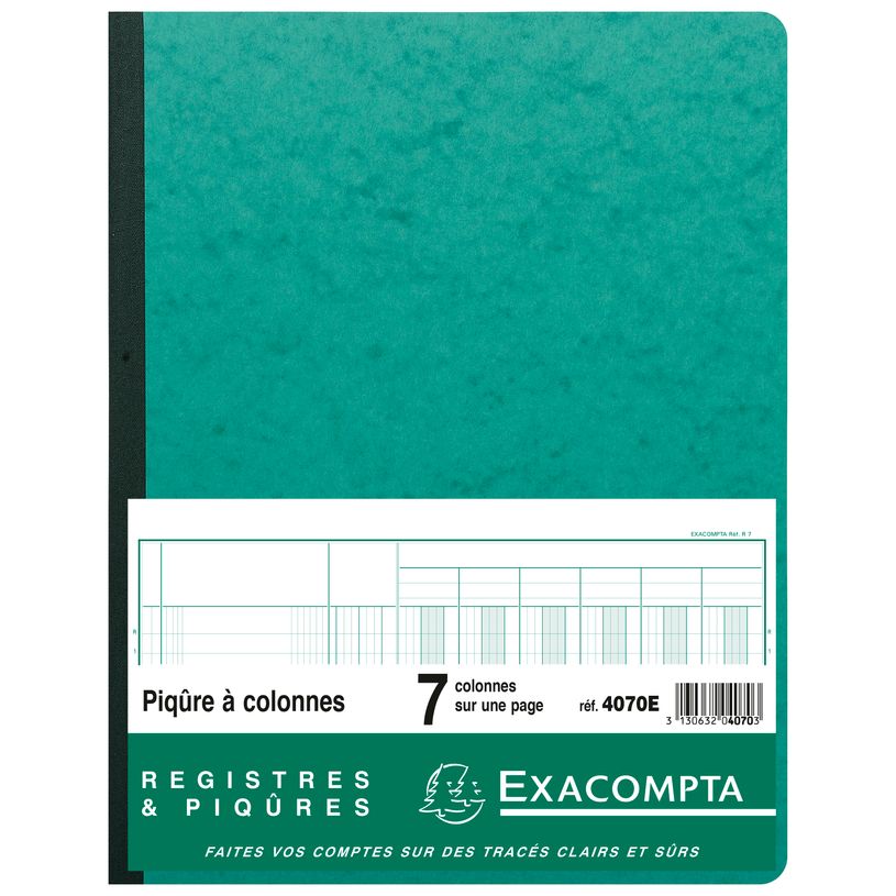3130632040703-Exacompta - Piqûre comptable - 7 colonnes par page - 32 x 25 cm - 80 pages-P_400005467_2-1