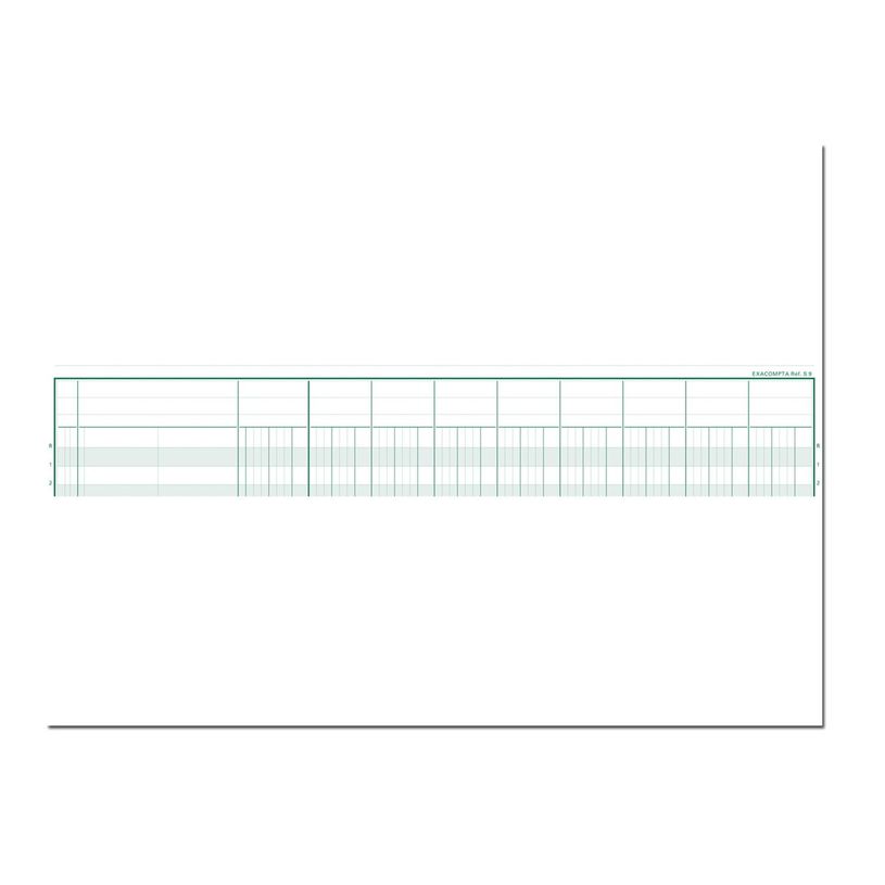3130632060909-Exacompta - Piqûre comptable - 9 colonnes par page - 25 x 32 cm - 80 pages-P_400005483_1-0