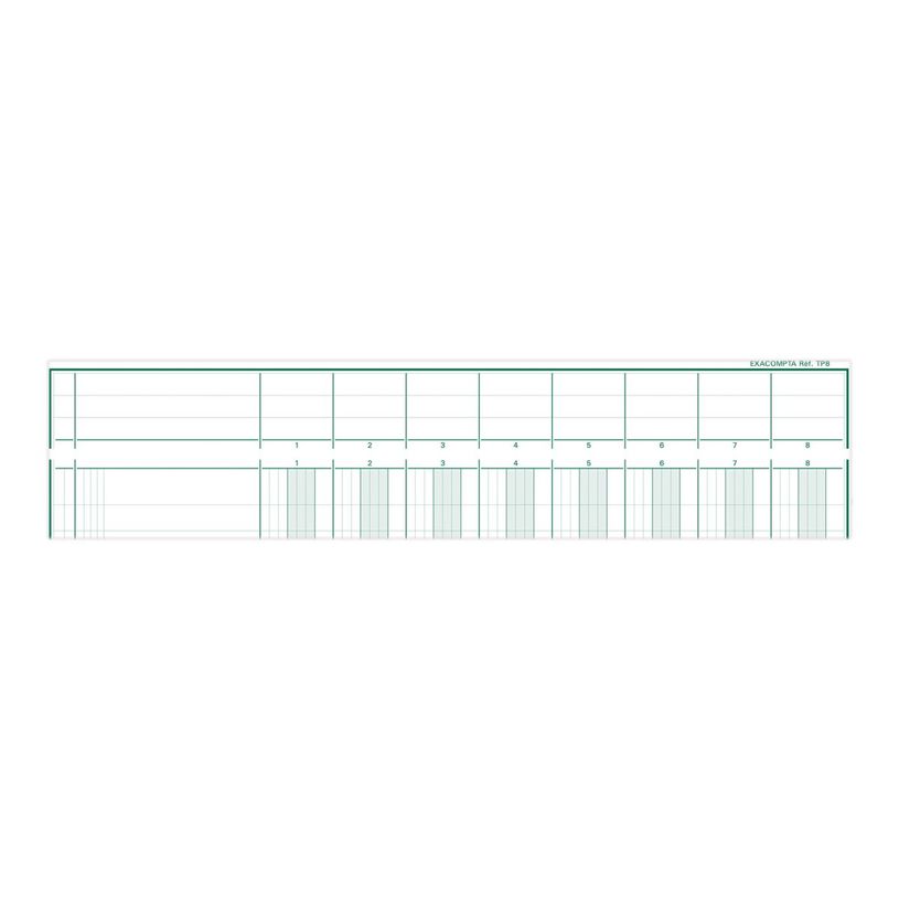 3130632140809-Exacompta - Piqûre à tête paresseuse - 8 colonnes sur 1 page - 32 x 25 cm - 80 pages-P_400005505_1-0
