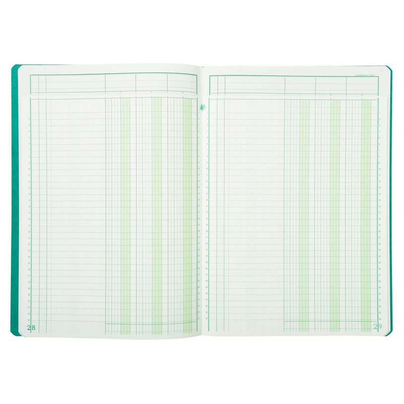 3130632170301-Exacompta - Piqûre à tête paresseuse - 3 colonnes sur 1 page - 29,7 x 21 cm - 80 pages-P_400005516_6-5