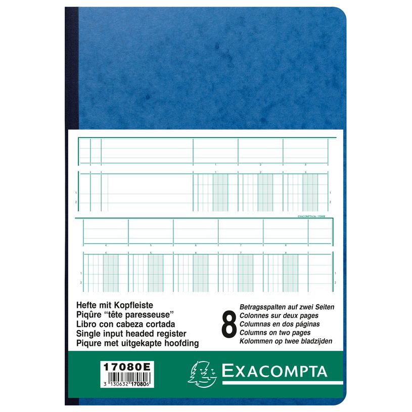 3130632170806-Exacompta - Piqûre à tête paresseuse - 8 colonnes sur 2 pages - 29,7 x 21 cm - 80 pages-P_400005518_2-1