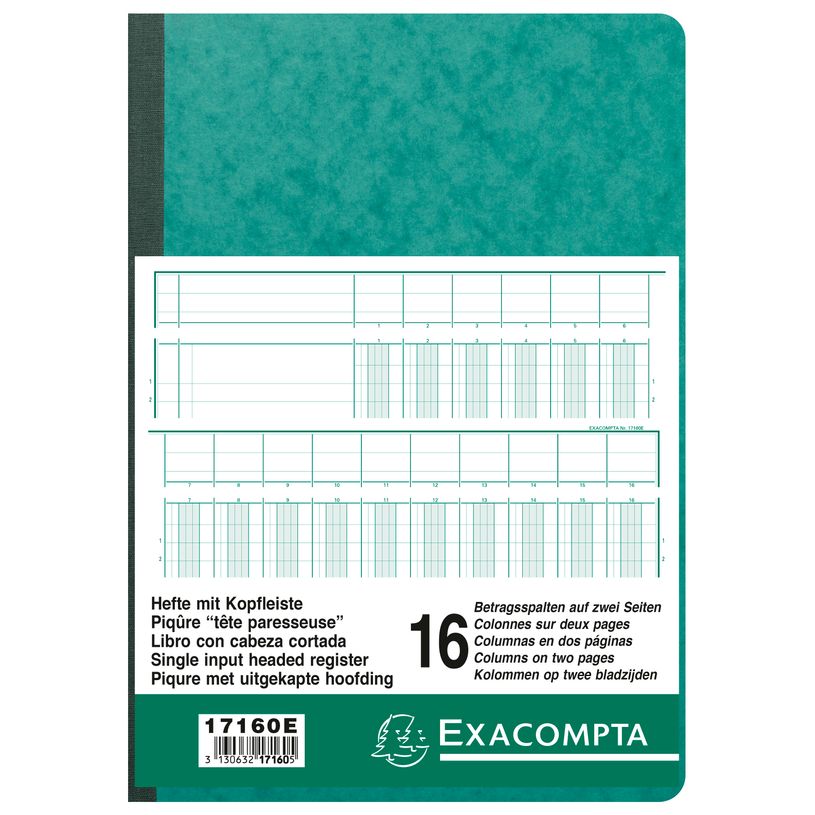 3130632171605-Exacompta - Piqûre à tête paresseuse - 16 colonnes sur 2 pages - 29,7 x 21 cm - 80 page-P_400005519_2-1