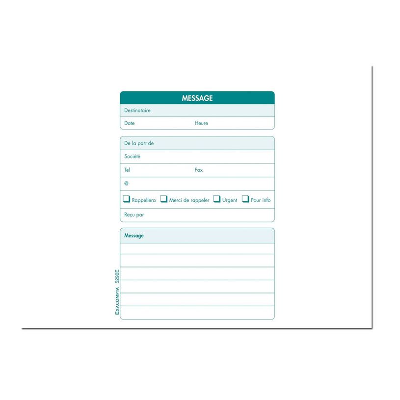 3130632052904-Exacompta - 20 Carnets de messages téléphoniques - 100 feuilles - 10 x 16 cm-P_400005540_4-2