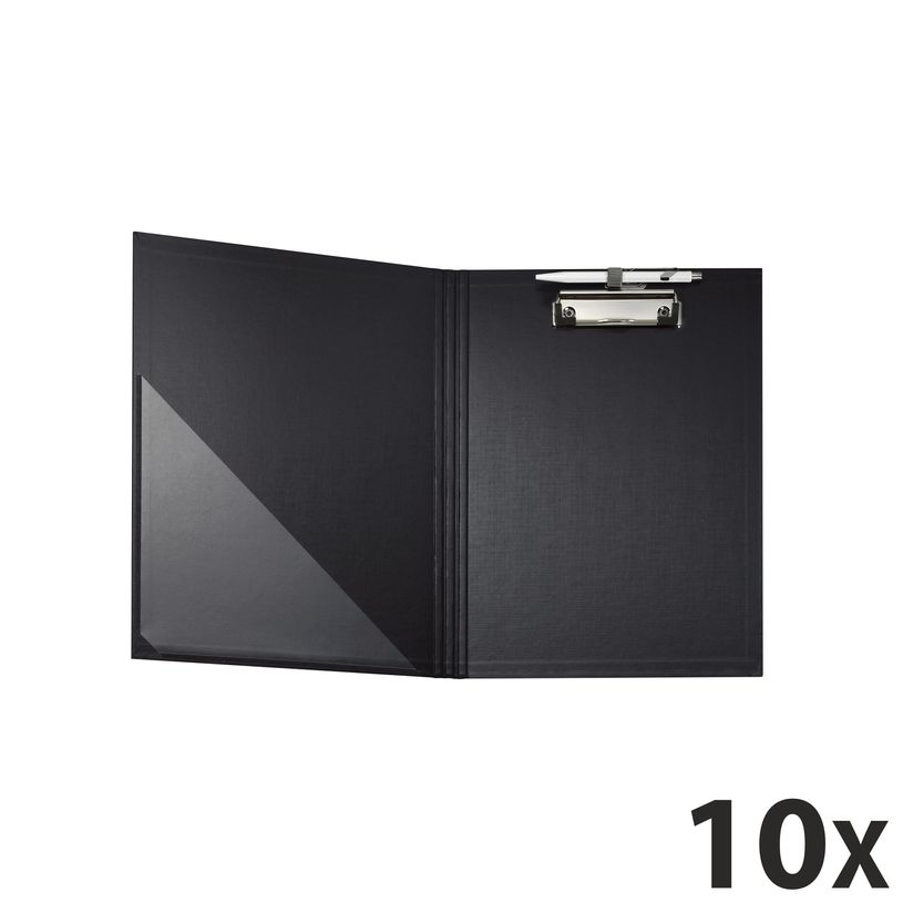 3130632182915-Exacompta - 10 Porte blocs à rabat - A4 - noir-P_400005565_1-0