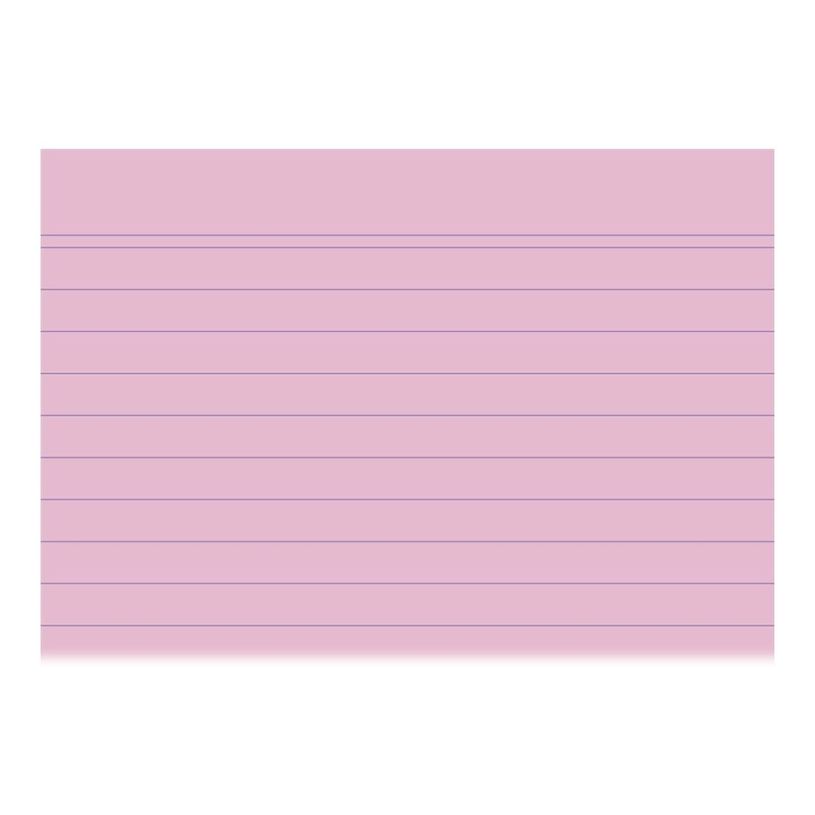 3130638108308-Exacompta - 40 Packs de 100 Fiches Bristol - A7 - lignées - non perforées - rose-P_400005620_3-2
