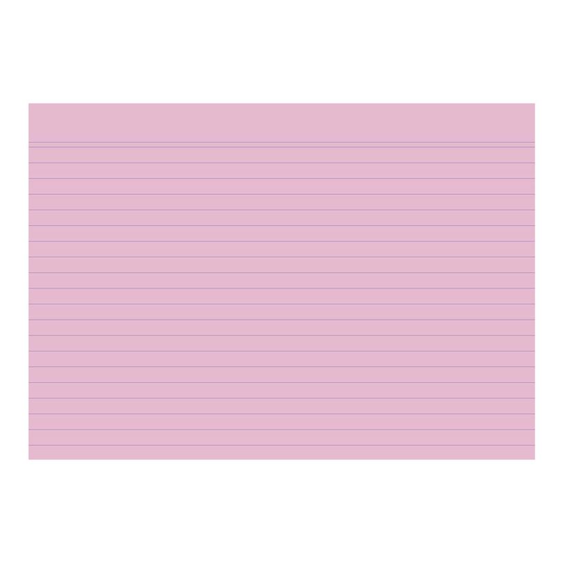 3130638108384-Exacompta - 10 Packs de 100 Fiches Bristol - A5 - lignées - non perforées - rose-P_400005624_3-2