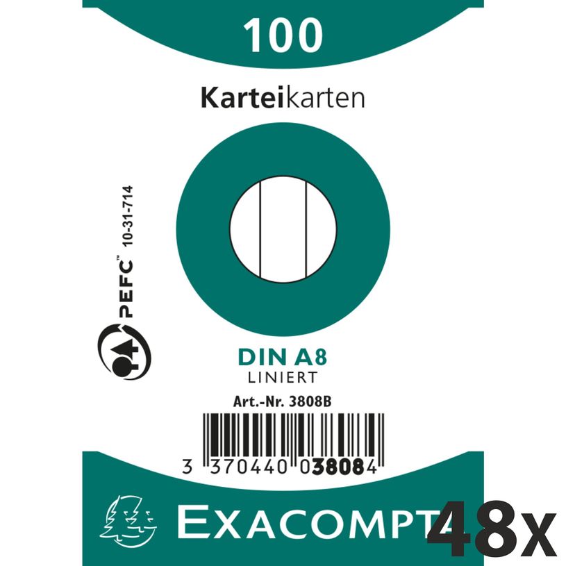 3370442038082-Exacompta - 40 Packs de 100 Fiches Bristol - 5,5 x 7,4 cm - lignées - non perforées - bl-P_400005636_1-0