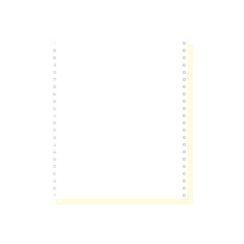 3130630624127-Exacompta - Papier listing blanc/jaune - 1000 feuilles 240 mm x 11" - bandes Caroll détac-P_400005669_1-0