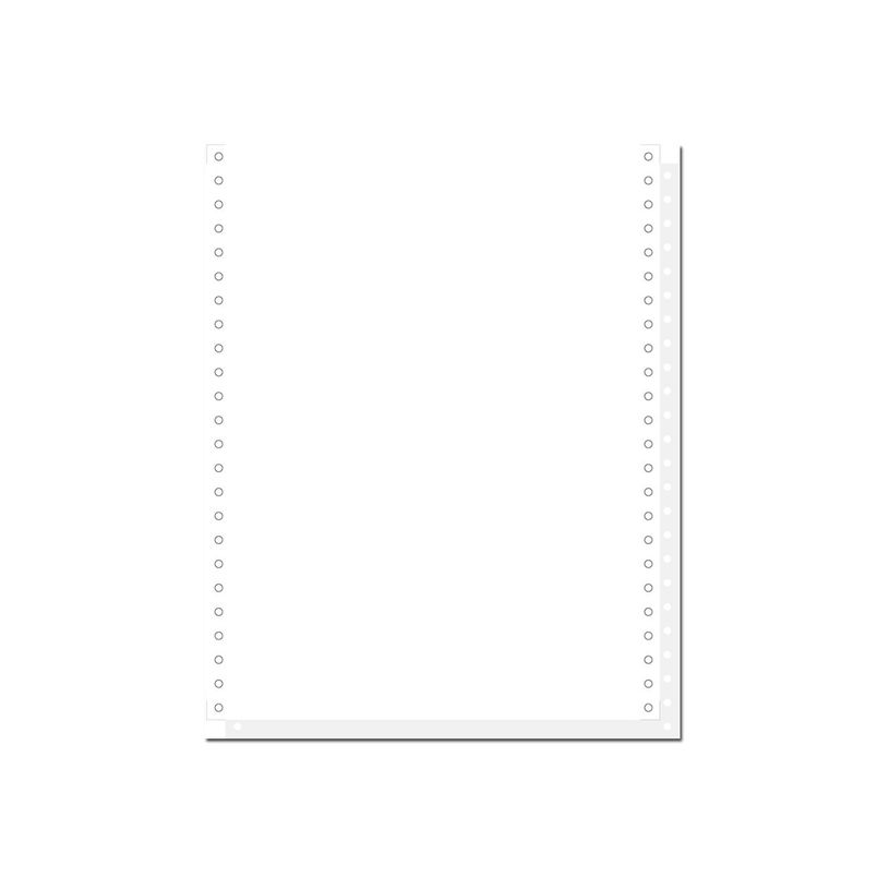 3130630624325-Exacompta - Papier listing blanc - 1000 feuilles 240 mm x 12" - bandes Caroll détachables - microp-P_400005672_1-0