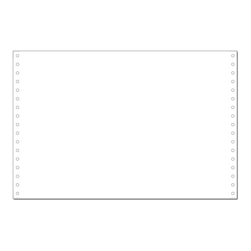 3130630632818-Exacompta - Papier listing blanc - 2000 feuilles 330 mm x 8 1/2" - bandes Caroll détachables-P_400005677_1-0