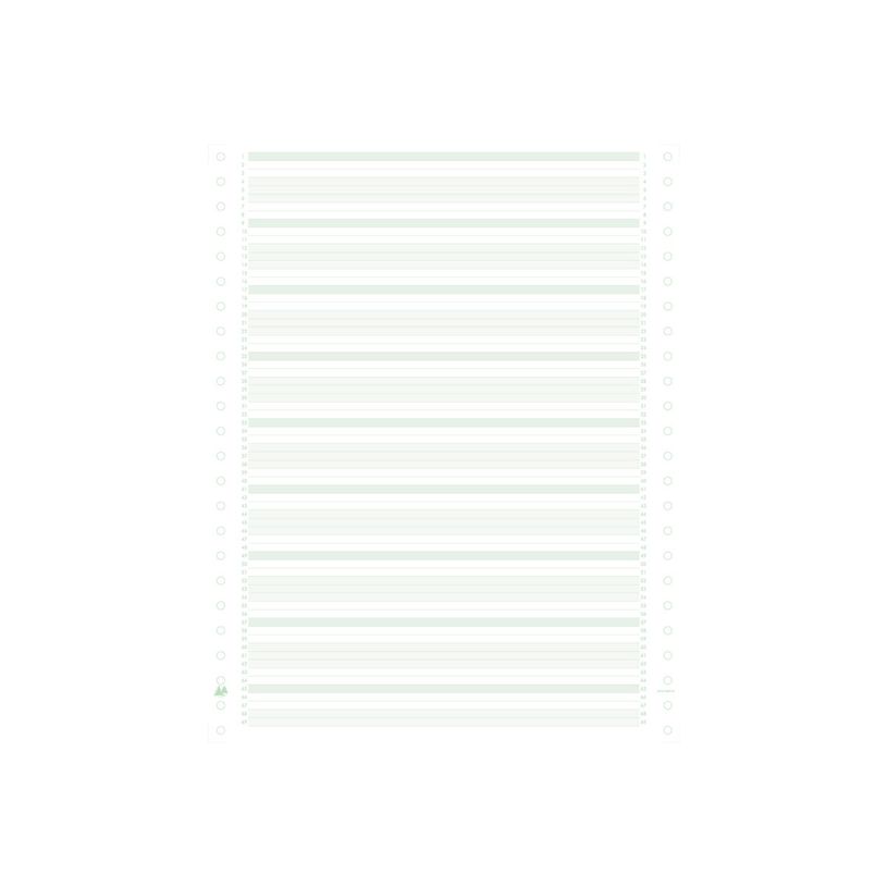 3130630636113-Exacompta - Papier listing zoné vert - 2000 feuilles 380 mm x 11" - bandes Caroll non dé-P_400005680_2-1
