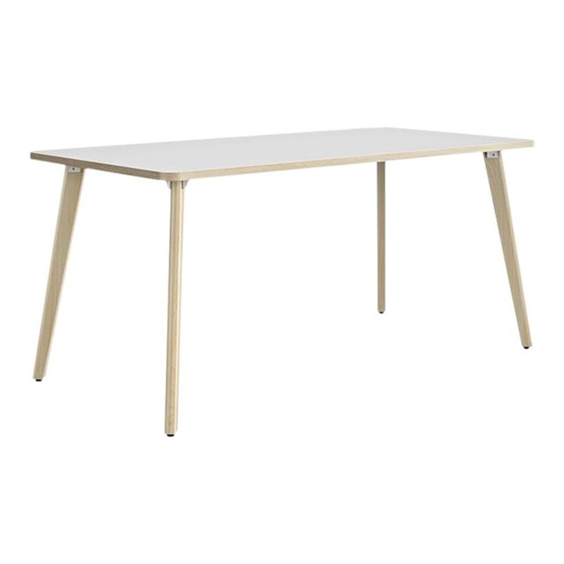 3483600844743-Bureau ARTEFACT - L120 cm - pieds frêne - plateau blanc-P_400005747_1-0