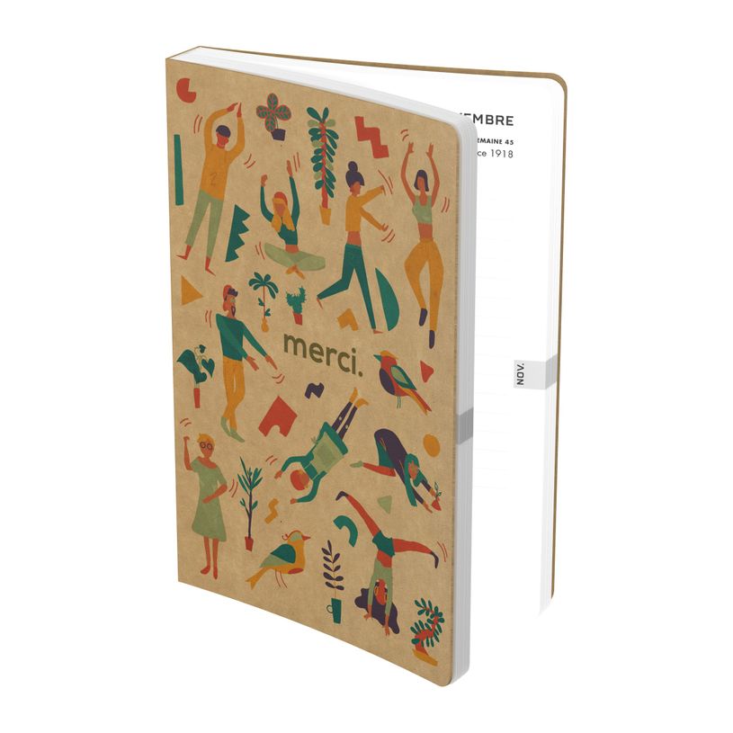 3147280194115-Agenda Merci - 1 jour par page - 12 x 17 cm - différents modèles disponibles - Hamelin-P_400005768_1-0