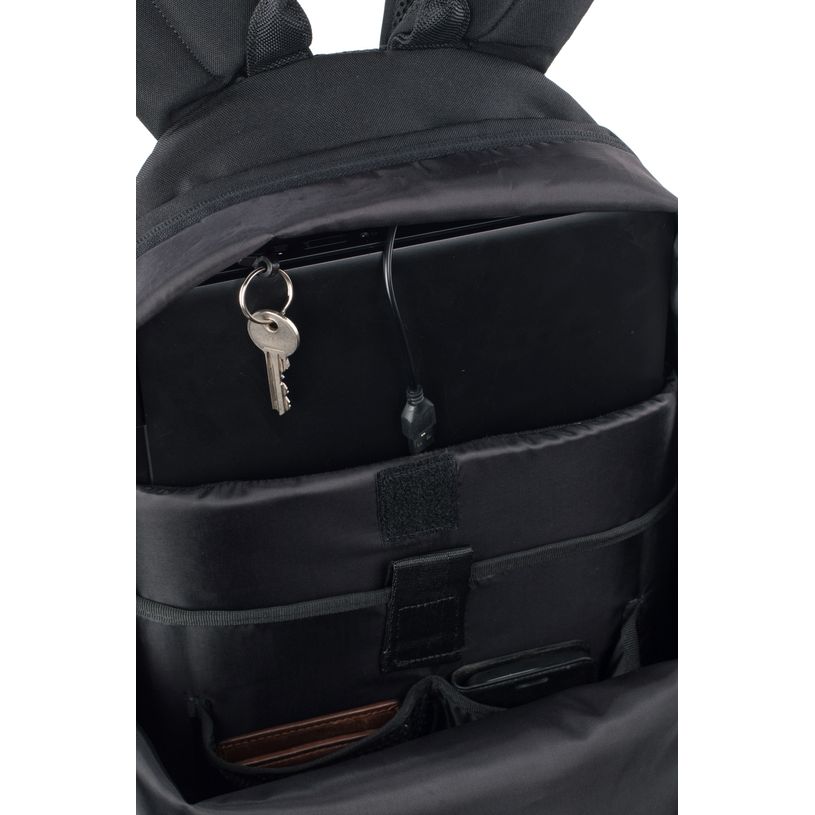 3045050425738-L'Étudiant Casual - Sac à dos 1 compartiment - noir - Hamelin-P_400005769_5-4