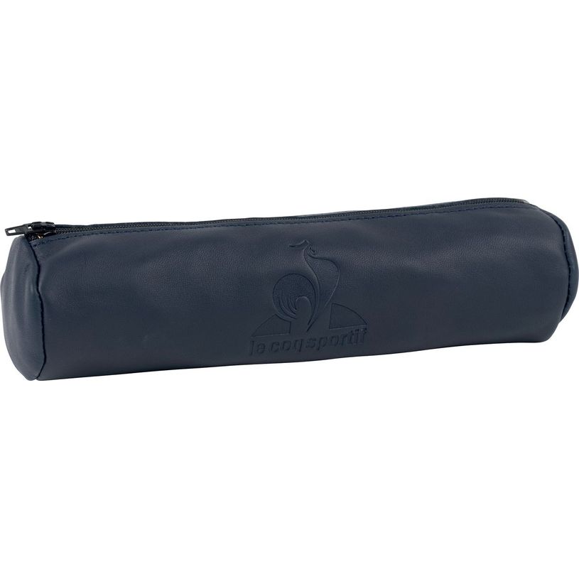 3045050443985-Trousse ronde Le Coq Sportif - 1 compartiment - cuir teinté  - disponible dans différent-P_400005789_1-0