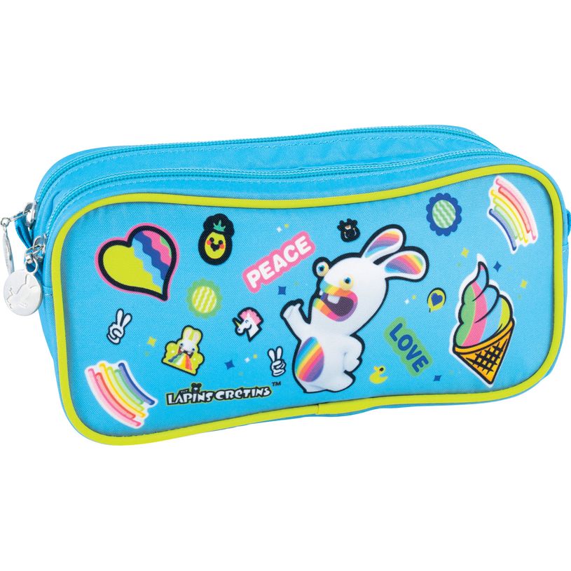 3045050443992-Lapins Crétins - Trousse rectangulaire 2 compartiments - différents modèles disponibles-P_400005794_2-1