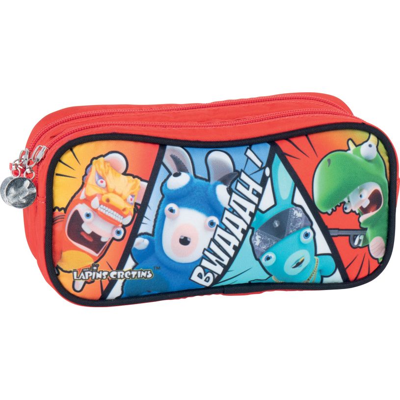3045050443992-Lapins Crétins - Trousse rectangulaire 2 compartiments - différents modèles disponibles-P_400005794_3-2