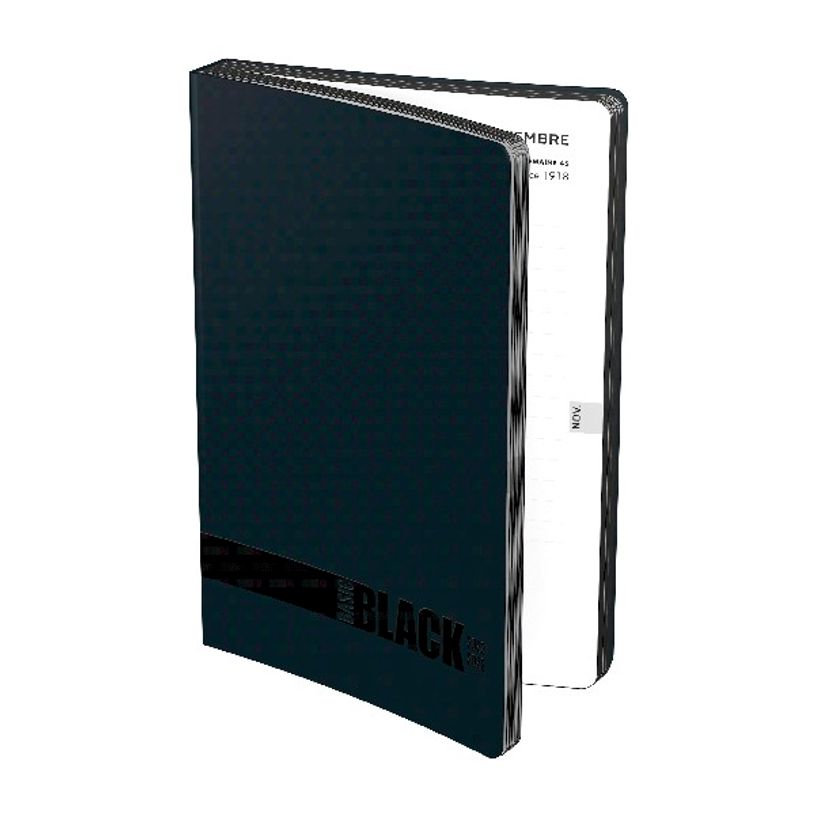 3147280194122-Agenda Basic Black - 1 jour par page - 12 x 17 cm - différents modèles disponibles - Ham-P_400005803_6-5