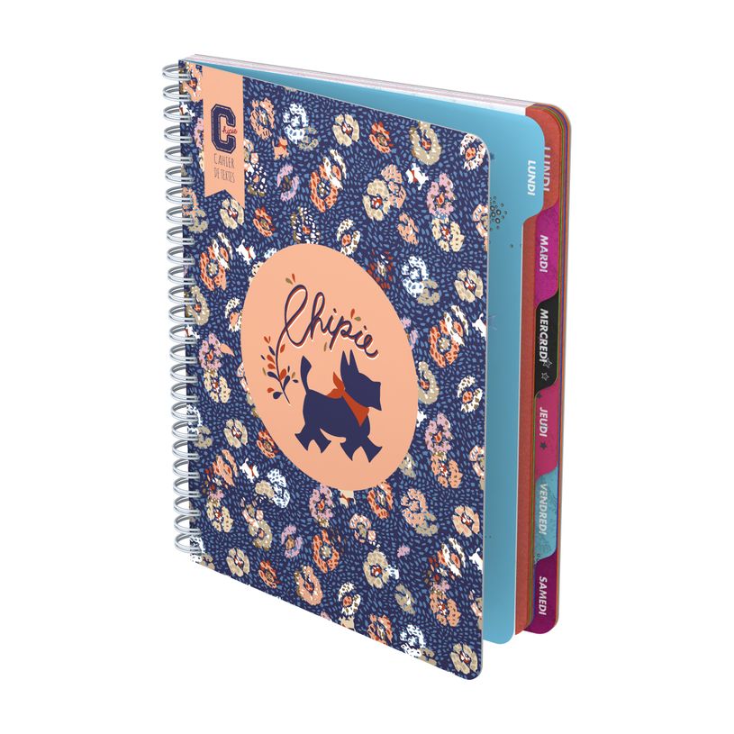 3020120163932-Cahier de textes Chipie Little - 17 x 22 cm - couverture polypro - Hamelin-P_400005807_1-0