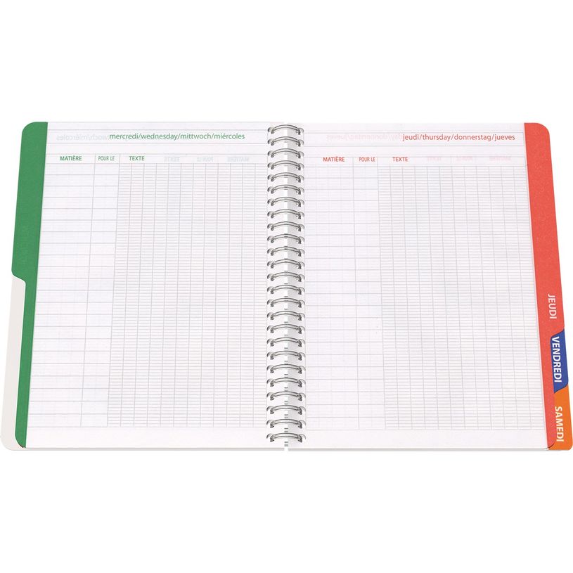 3020120163932-Cahier de textes Chipie Little - 17 x 22 cm - couverture polypro - Hamelin-P_400005807_2-1