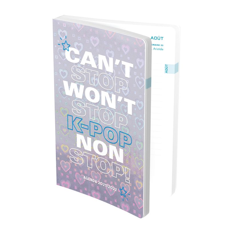 3147280194092-Agenda K-POP - 1 jour par page - 12 x 17 cm - différents modèles disponibles - Hamelin-P_400005809_3-2