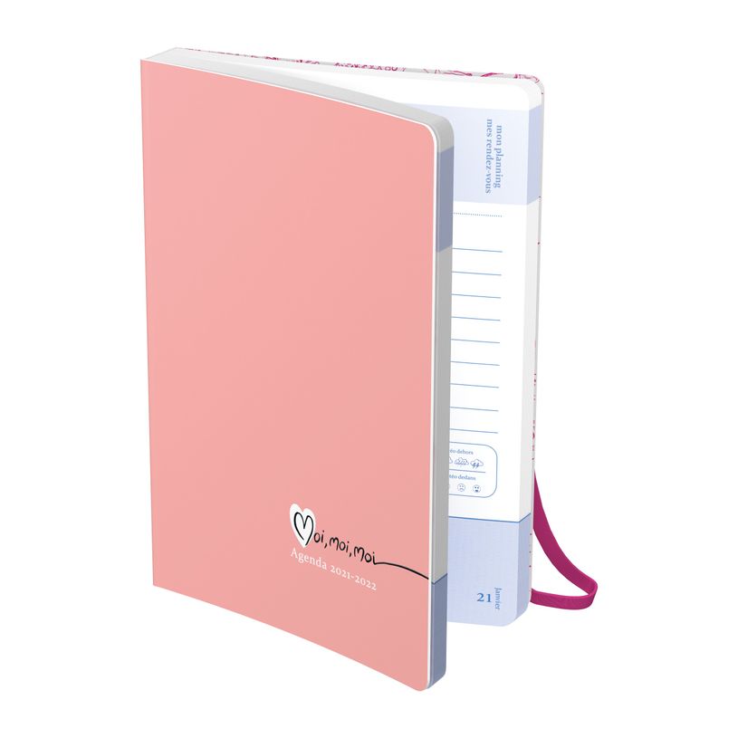3020120009261-Agenda Moi Moi Moi - 1 jour par page - 12 x 17 cm - disponible dans différentes couleurs -P_400005817_1-0
