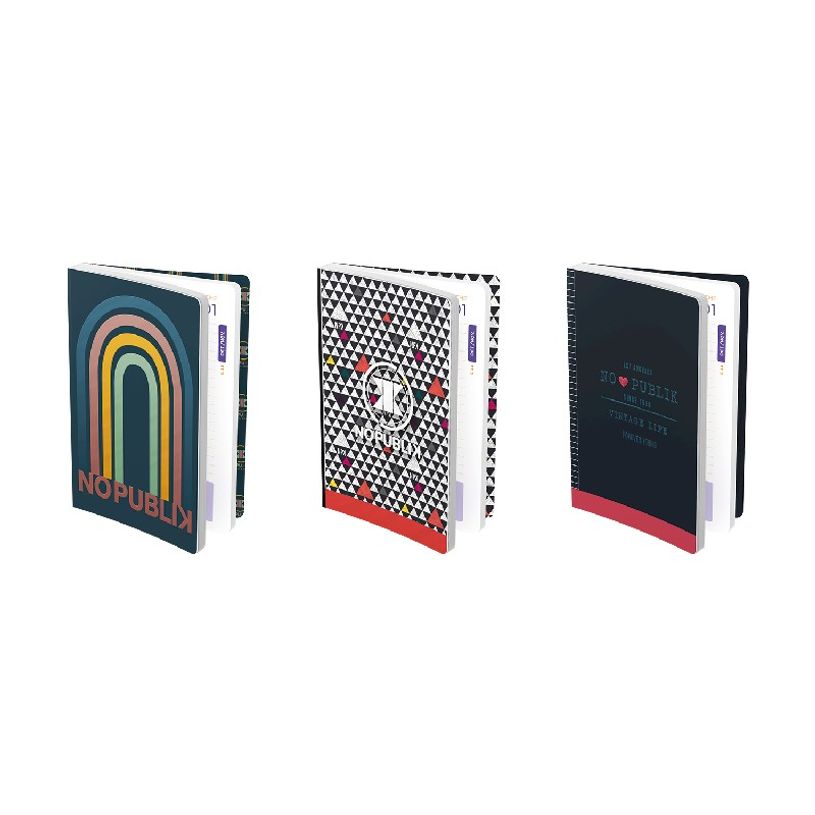 3147280125188-Agenda No Publik - 1 jour par page - 12 x 17 cm - différents modèles disponibles - Hamel-P_400005818_1-0