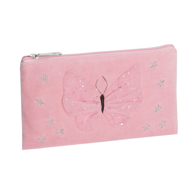 3660942072403-Trousse plate Papillon - 1 compartiment - 2 modèles disponibles - Exacompta-P_400005845_2-1