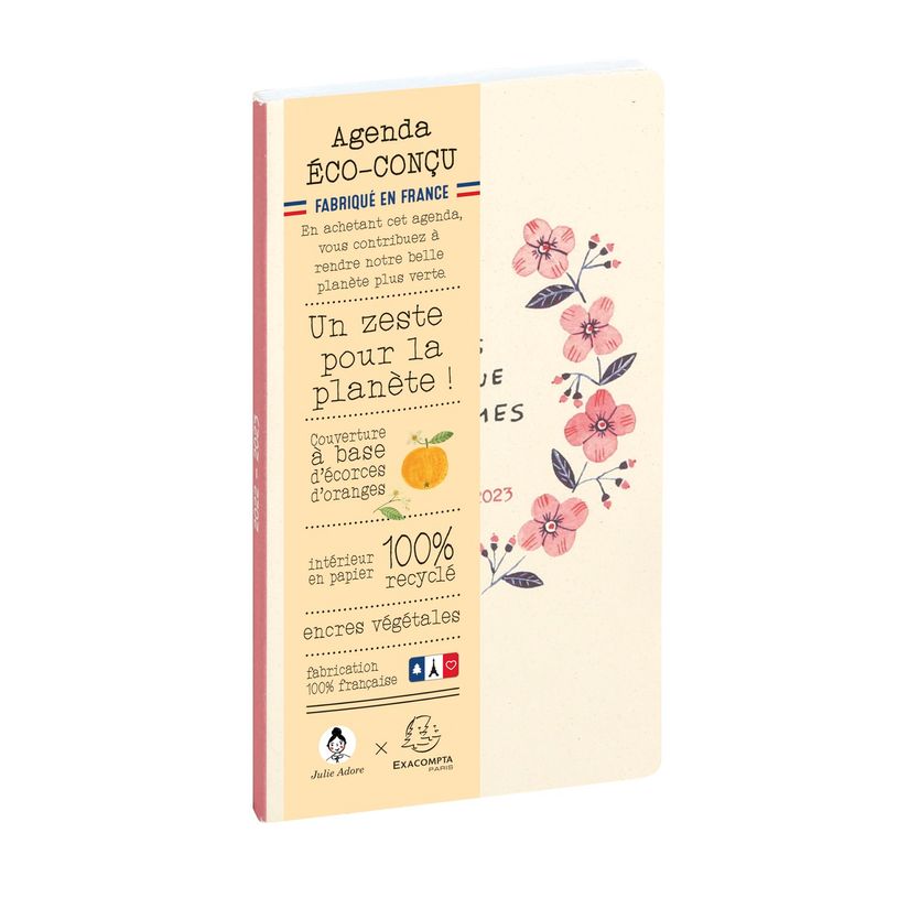 3660942072564-Agenda de poche Green by Julie Adore - 1 semaine sur 2 pages - 9 x 16 cm - disponible dans dif-P_400005849_6-2