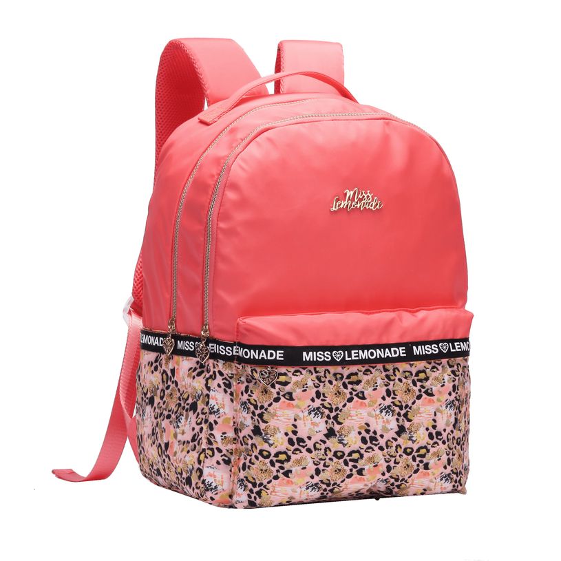 5600446638147-Sac à dos MISS LEMONADE - 2 compartiments - Léopard orange - Kid'Abord-P_400005880_2-1