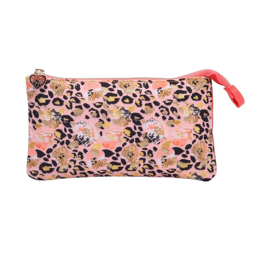 5600446638178-Trousse rectangulaire MISS LEMONADE 1 compartiment - Léopard orange - Kid'Abord-P_400005881_1-0