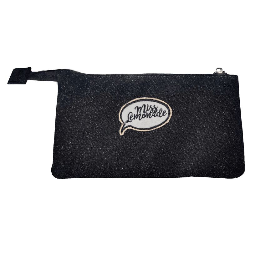 5600446638680-Trousse rectangulaire MISS LEMONADE 1 compartiment -Sparkly noir - Kid'Abord-P_400005891_1-0