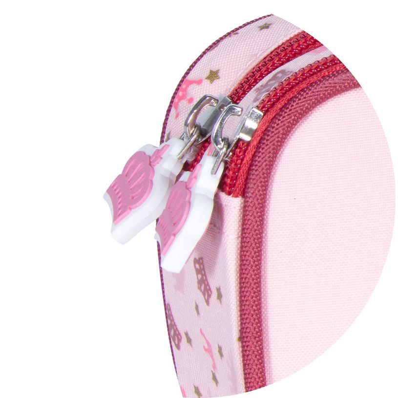3661507527345-Trousse rectangulaire BELLA SARA Queen - 2 compartiments - rose  - Kid'Abord-P_400005913_3-2