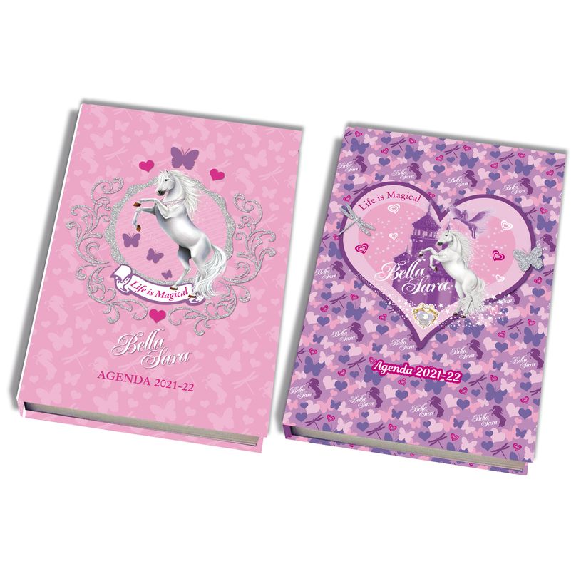 3661507515359-Agenda Bella Sara 1 jour par page - 12 x 17 cm  - 2 décors au choix : Fairy ou Butterfly -P_400005915_1-0