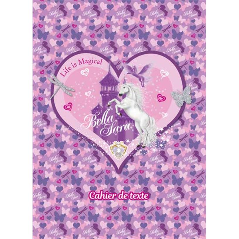 3661507516356-Cahier de texte Bella Sara - 15 x 21 cm - 2 décors au choix : Fairy ou Butterfly - Kid'Ab-P_400005916_2-1