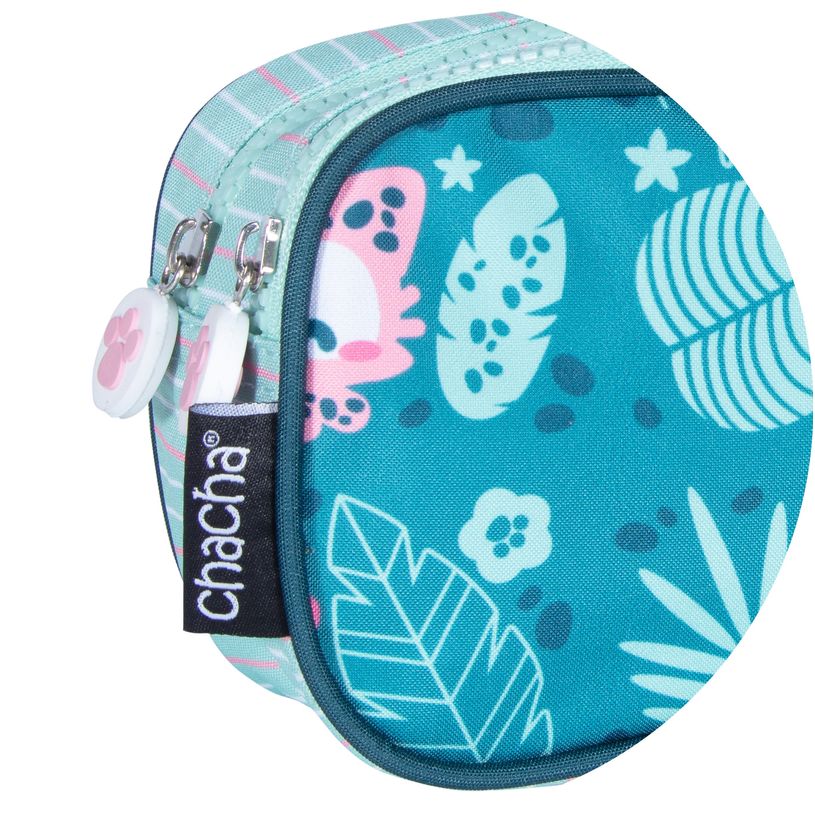 3661507627304-Trousse rectangulaire CHACHA Wild - 2 compartiments - vert - Kid'Abord-P_400005924_2-1