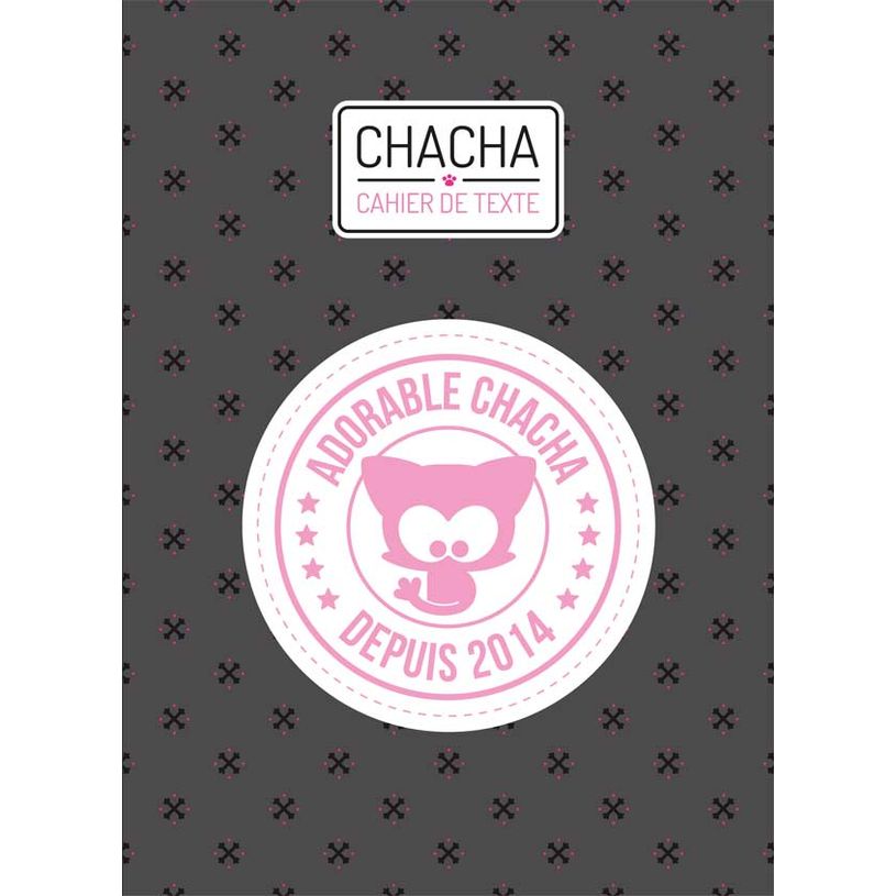 3661507616292-Cahier de texte Chacha - 15 x 21 cm - 2 décors au choix : Leo ou Retro - Kid'Abord-P_400005933_2-1