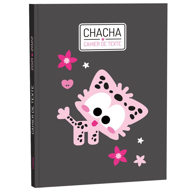 3661507616308-Cahier de texte Chacha - 15 x 21 cm - 2 décors Wild au choix - Kid'Abord-P_400005935_2-1