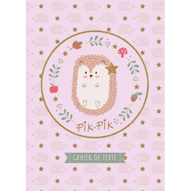 3661507016191-Cahier de texte ICU - 15 x 21 cm - Pik Pik rose - Kid'Abord-P_400005940_2-0
