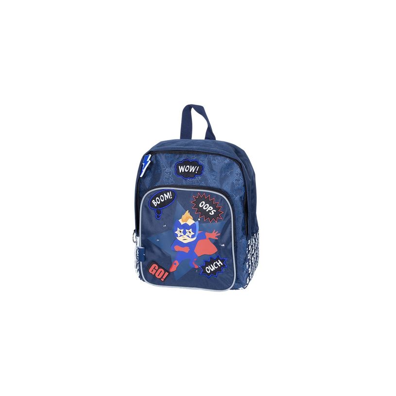 3661507020198-Sac à dos maternelle à LED ICU Hero - 1 compartiment - bleu  - Kid'Abord-P_400005941_1-0