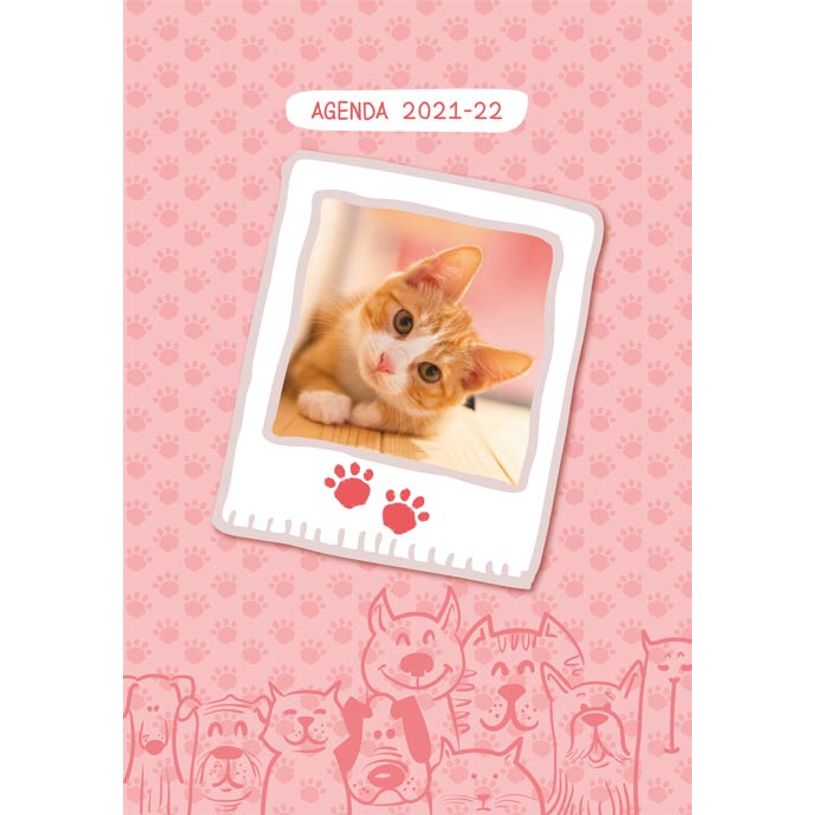 3661507615240-Agenda La SPA - 1 jour par page - 12 x 17 cm - rose ou violet - Kid'Abord-P_400005945_2-1