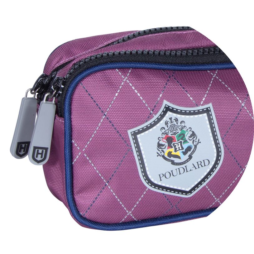 3661507527505-Trousse rectangulaire HARRY POTTER Poudlard - 2 compartiments - bleu - Kid'Abord-P_400005949_2-1